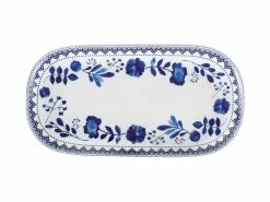 Darcy Oval Platter 33x17.5cm Floral Gift Boxed
