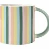 Power Pop Stripes Mug 400ML Sage -Dinnerware shop DI0418