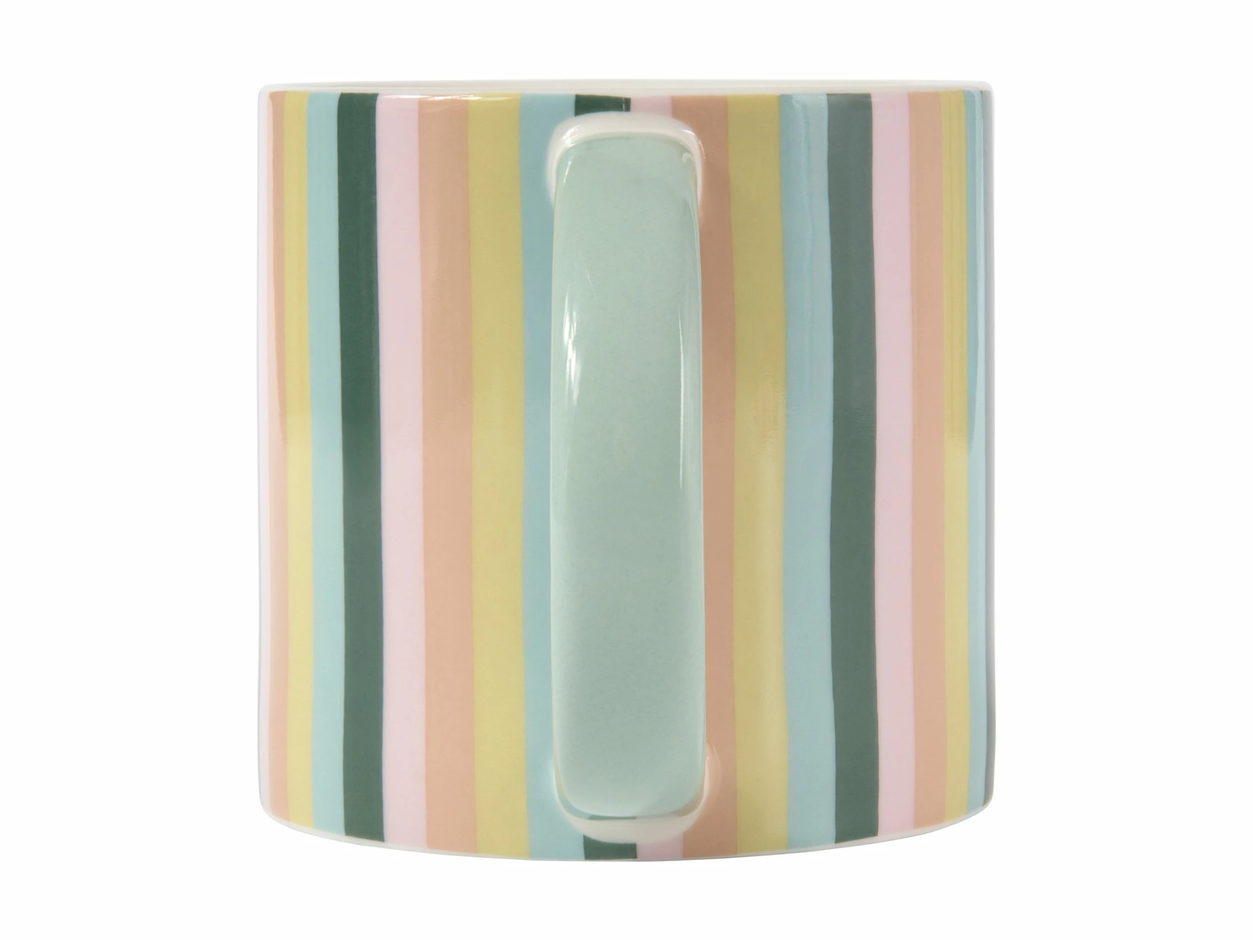 Power Pop Stripes Mug 400ML Sage 4 Power Pop Stripes Mug 400ML Sage - Image 2