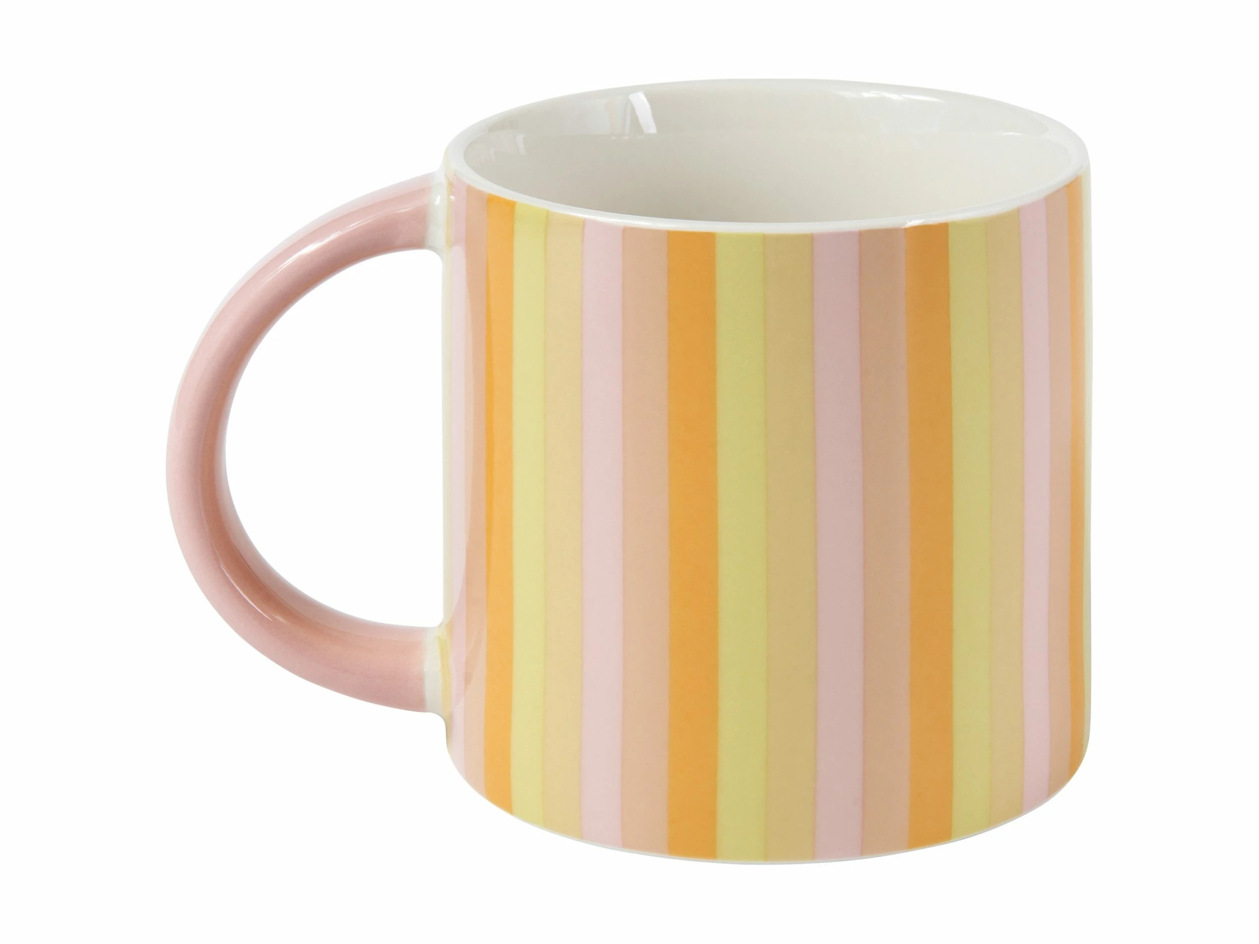 Power Pop Stripes Mug 400ML Rose 5 Power Pop Stripes Mug 400ML Rose - Image 3
