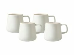 Blend Sala Mug 375ML Set Of 4 White Gift Boxed