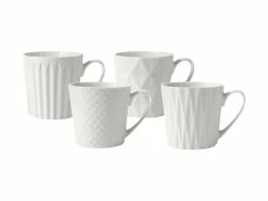 Nova Mug 380ML Set Of 4 White Gift Boxed