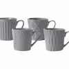 Nova Mug 380ML Set Of 4 Grey Gift Boxed