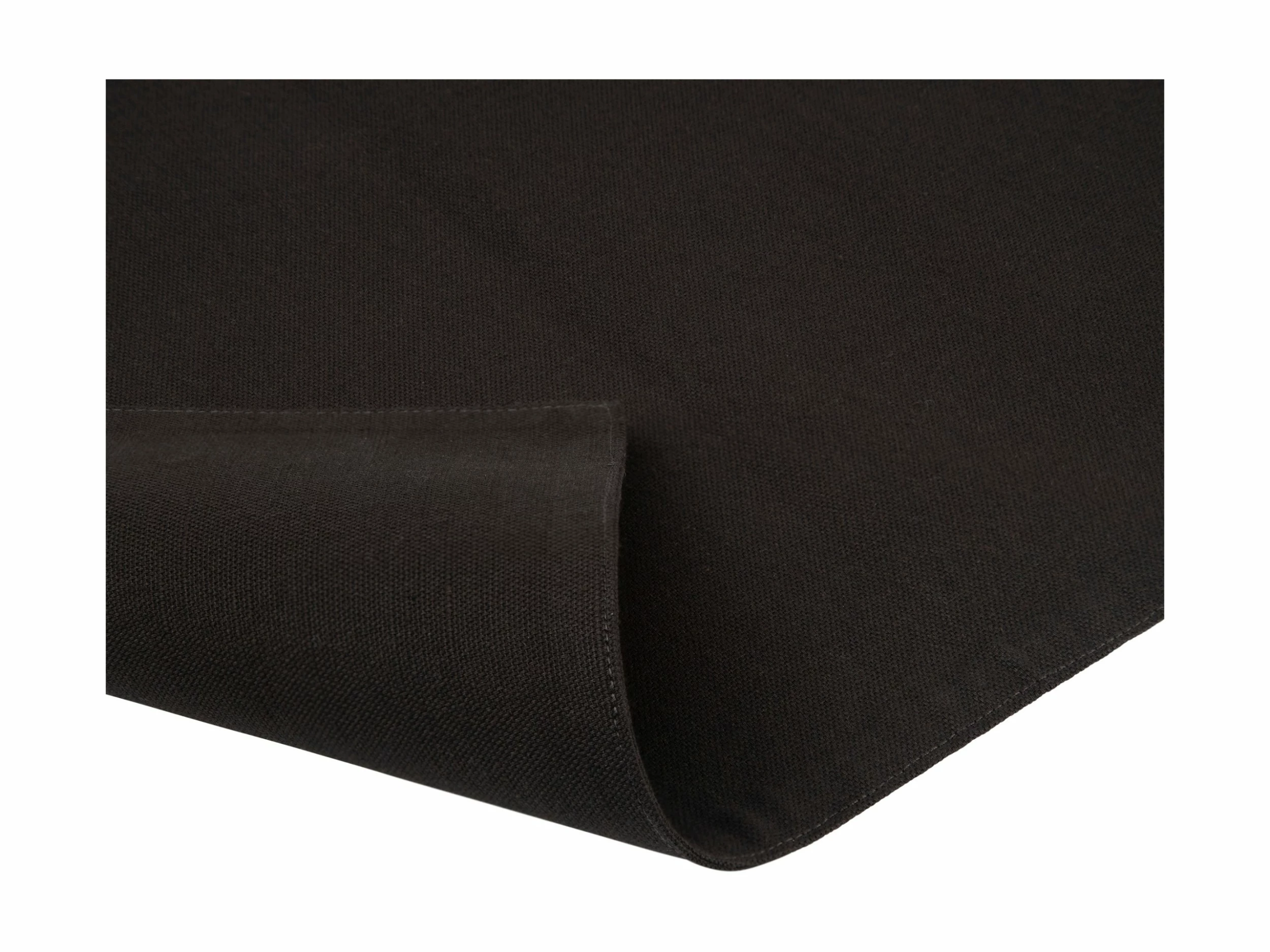 Cotton Classics Cotton Placemat 45x30cm Black 5 Cotton Classics Cotton Placemat 45x30cm Black - Image 3