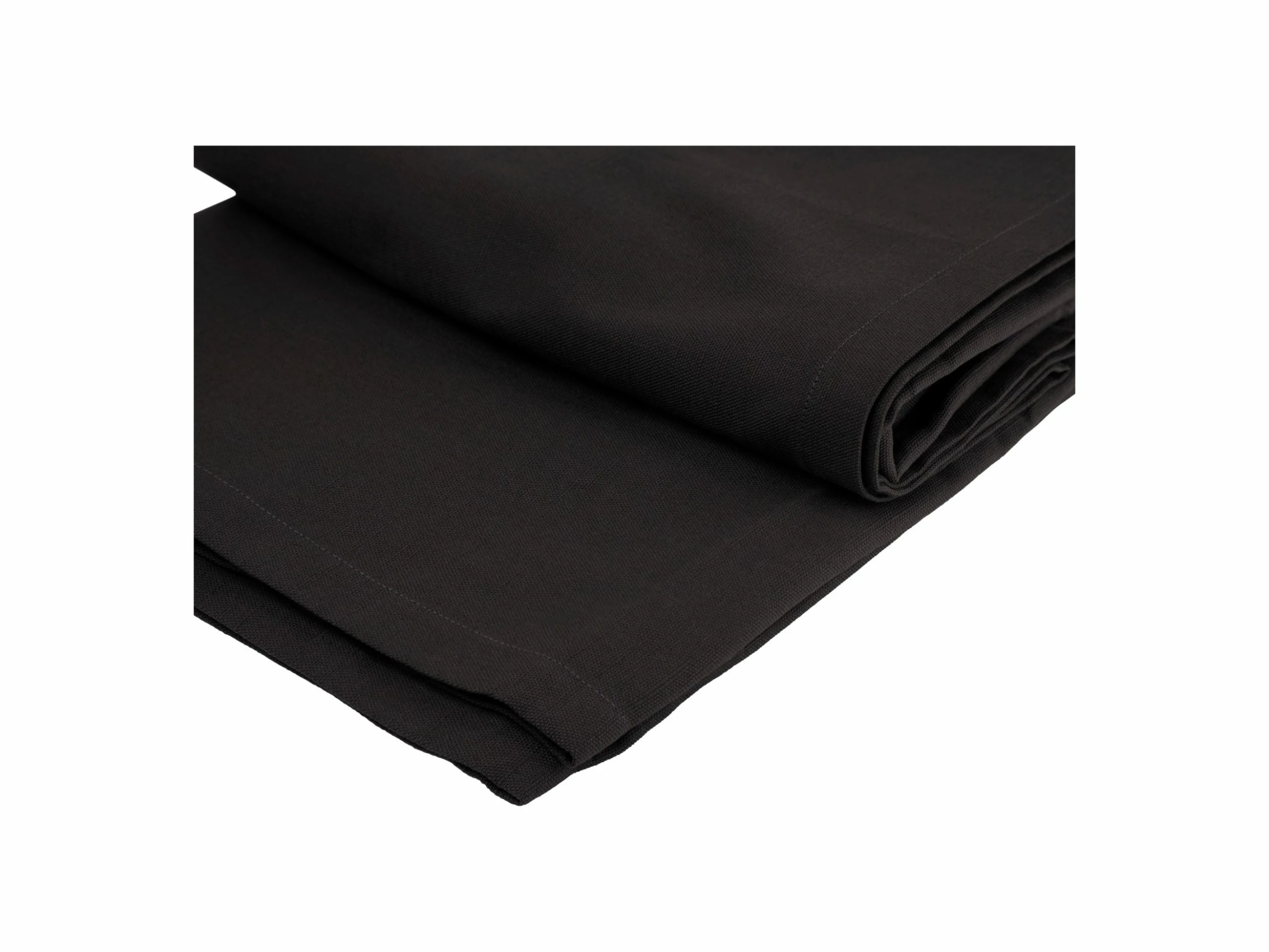Cotton Classics Rectangle Tablecloth 300x150cm Black 4 Cotton Classics Rectangle Tablecloth 300x150cm Black - Image 2