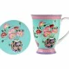 Gabby Malpas Jardin Mug & Coaster Set 300ML Poppy Gift Boxed 1 Gabby Malpas Jardin Mug & Coaster Set 300ML Poppy Gift Boxed -Dinnerware shop HV0385