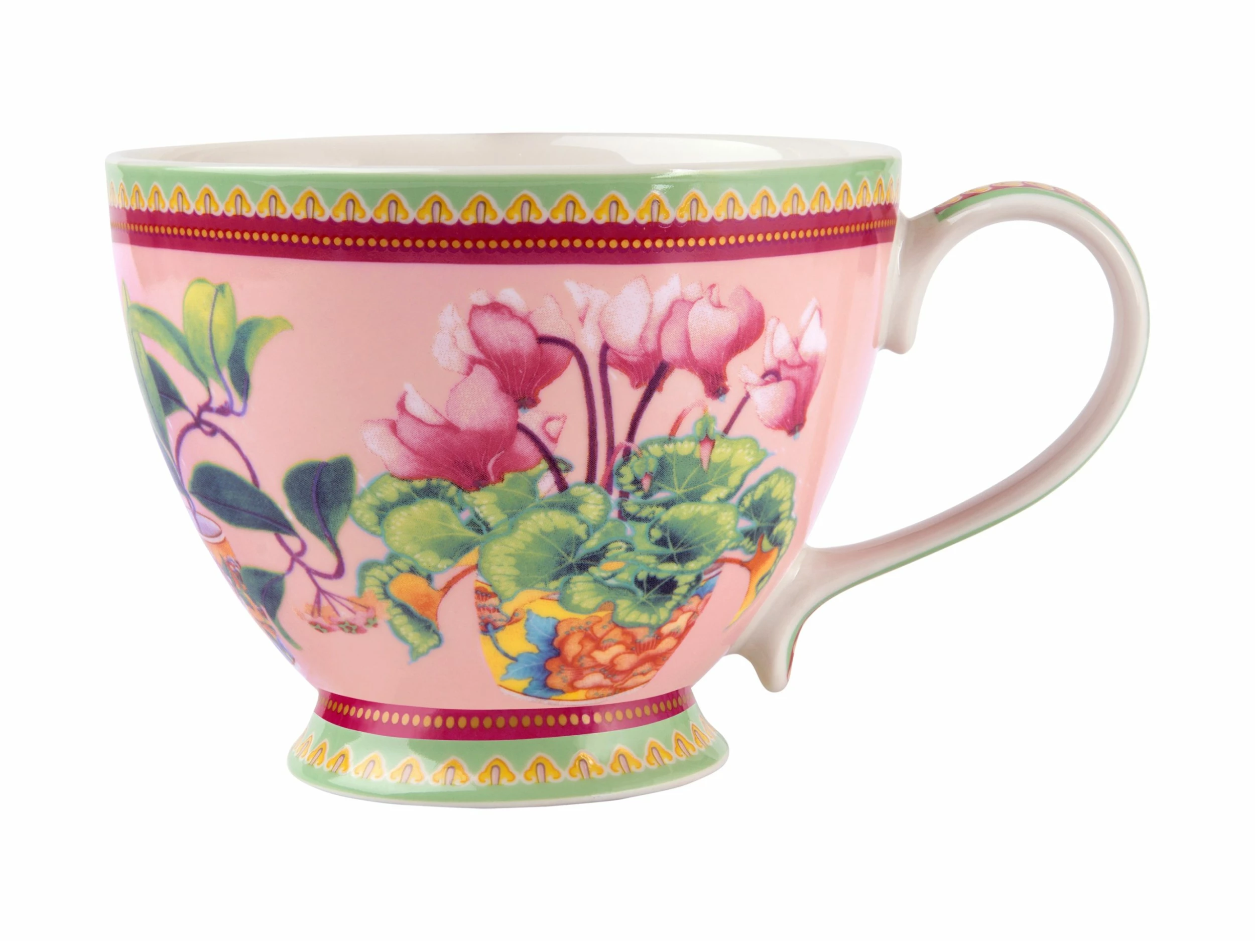 Gabby Malpas Jardin Footed Cup 400ML Cyclamen Gift Boxed 3 Gabby Malpas Jardin Footed Cup 400ML Cyclamen Gift Boxed