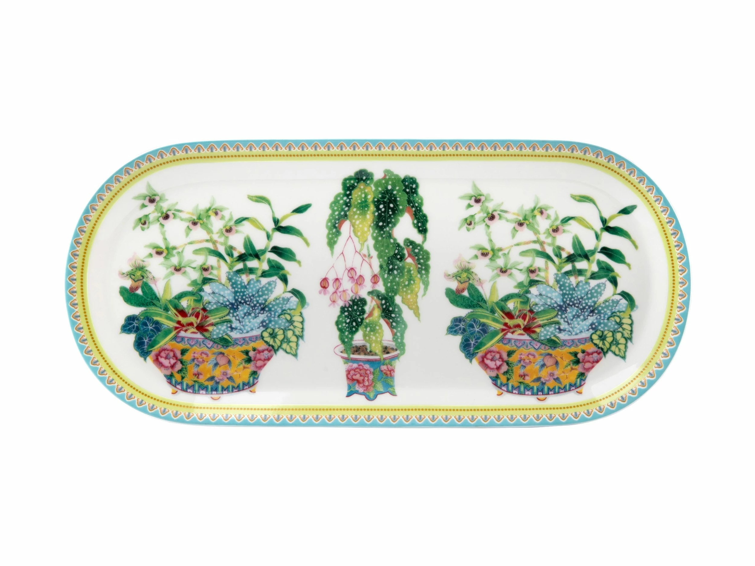 Gabby Malpas Jardin Platter 25x11.5cm Orchid Gift Boxed 3 Gabby Malpas Jardin Platter 25x11.5cm Orchid Gift Boxed