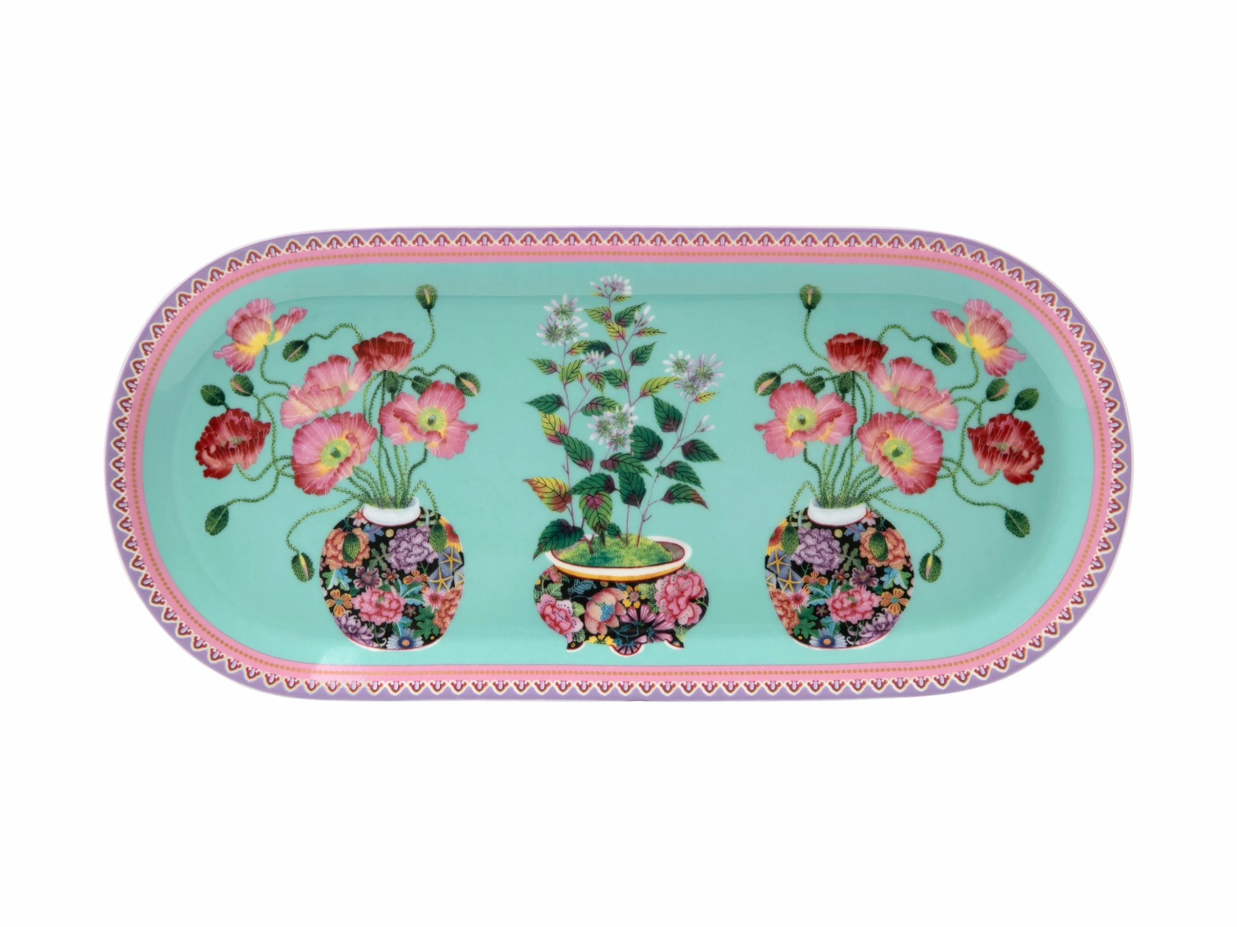 Gabby Malpas Jardin Platter 25x11.5cm Poppy Gift Boxed 3 Gabby Malpas Jardin Platter 25x11.5cm Poppy Gift Boxed