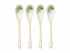 Gabby Malpas Jardin Teaspoon Set Of 4 Orchid Gift Boxed