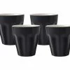 Blend Sala Espresso Cup 100ML Set Of 4 Black Gift Boxed -Dinnerware shop IB0011