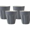 Blend Sala Latte Cup 265ML Set Of 4 Charcoal Gift Boxed -Dinnerware shop LM0034