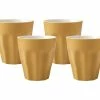 Blend Sala Latte Cup 265ML Set Of 4 Mustard Gift Boxed