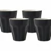 Blend Sala Latte Cup 265ML Set Of 4 Black Gift Boxed -Dinnerware shop LM0039