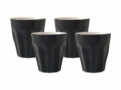 Blend Sala Latte Cup 265ML Set Of 4 Black Gift Boxed