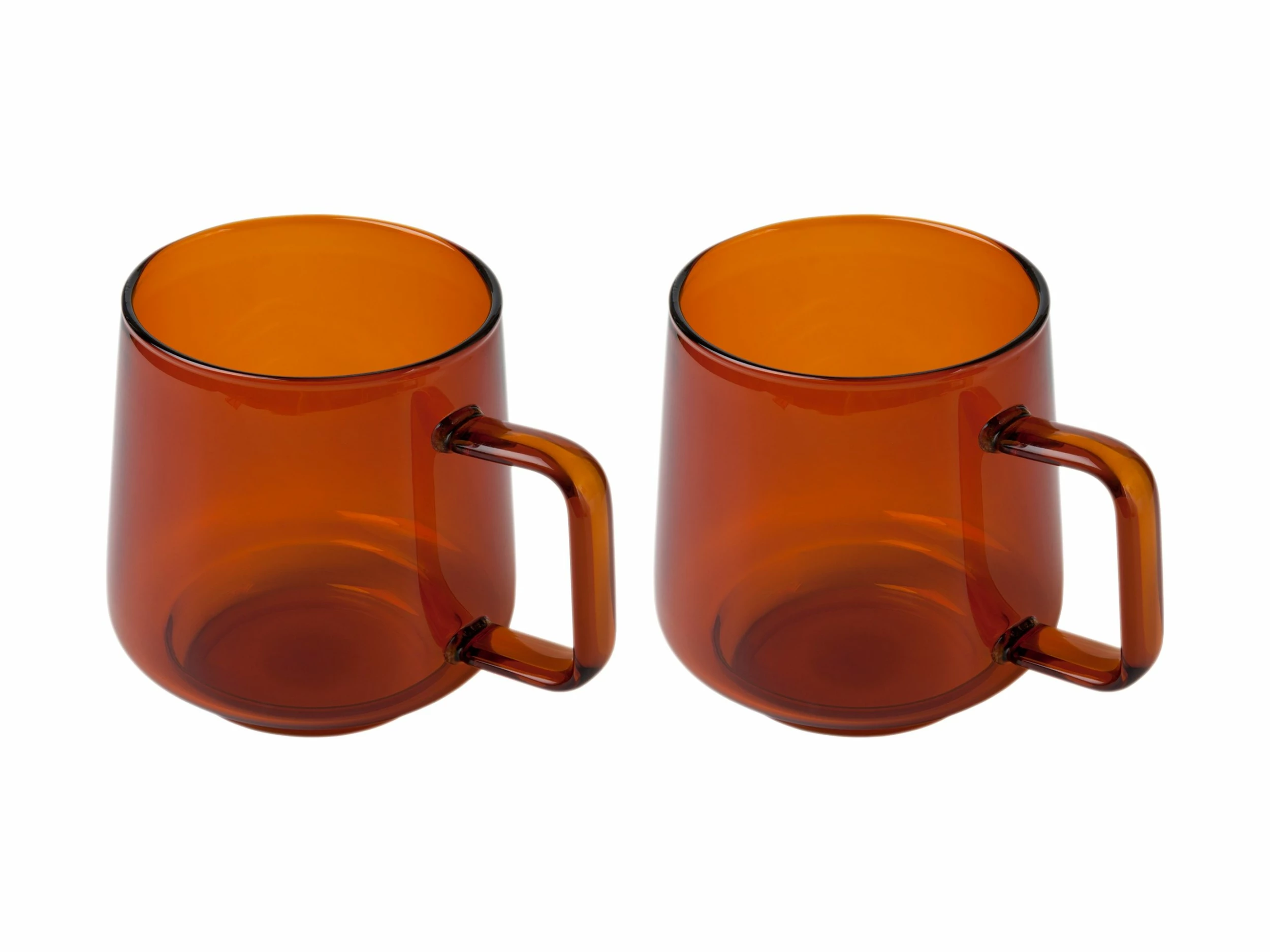 Blend Sala Glass Mug 400ML Set Of 2 Amber Gift Boxed 4 Blend Sala Glass Mug 400ML Set Of 2 Amber Gift Boxed - Image 2