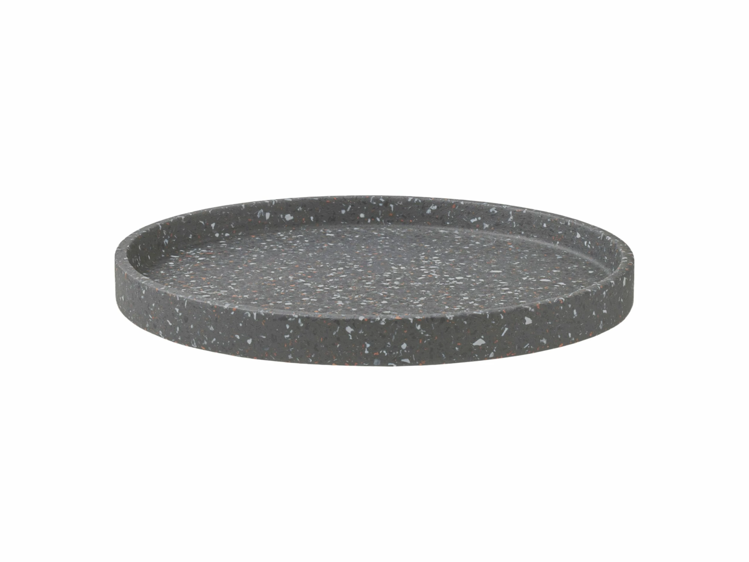Livvi Terrazzo Round Serving Tray 36cm Charcoal Gift Boxed 4 Livvi Terrazzo Round Serving Tray 36cm Charcoal Gift Boxed - Image 2
