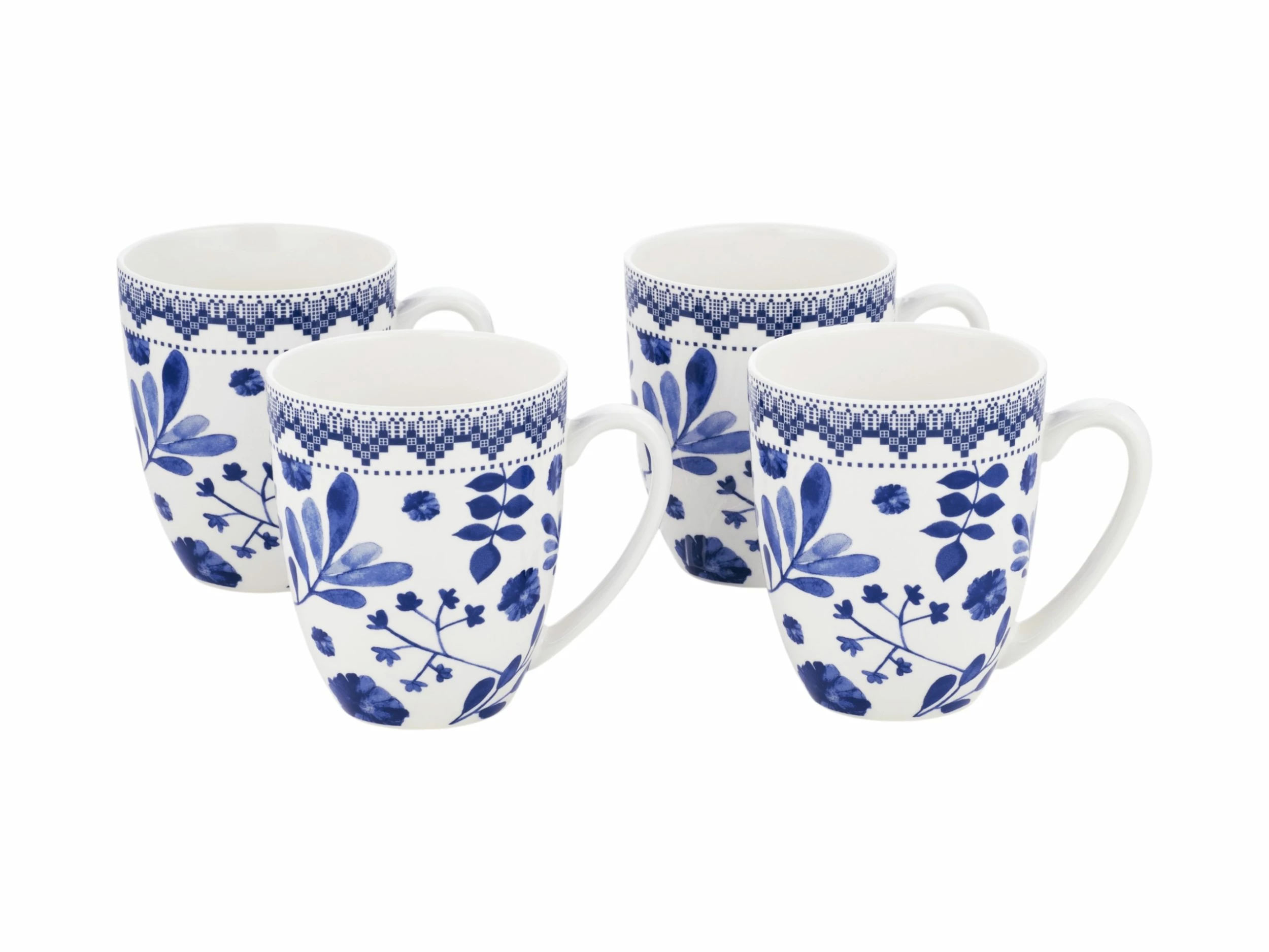 Darcy Coupe Mug 420ML Set Of 4 Floral Gift Boxed 5 Darcy Coupe Mug 420ML Set Of 4 Floral Gift Boxed - Image 3