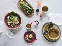 Artisan Plate 20cm Turmeric -Dinnerware shop artisan lifestyle 1 4