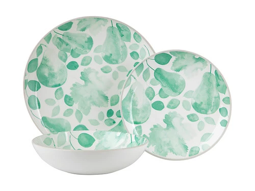 Giverny Dinner Set 12pc Green Gift Boxed 3 Giverny Dinner Set 12pc Green Gift Boxed