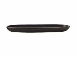 Caviar Oblong Platter 40x12.5cm Black