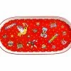 Donna Sharam Wonderland Oblong Platter 30x15cm Red Gift Boxed -Dinnerware shop ay0584