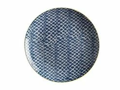 Laguna Plate 27cm Woven Blue -Dinnerware shop bi0433 6