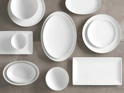 Caviar White Oval Plate 30x22cm 7 Caviar White Oval Plate 30x22cm -Dinnerware shop caviar 1 3