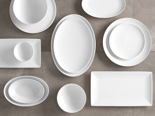 Caviar White Oval Plate 30x22cm 5 Caviar White Oval Plate 30x22cm - Image 3