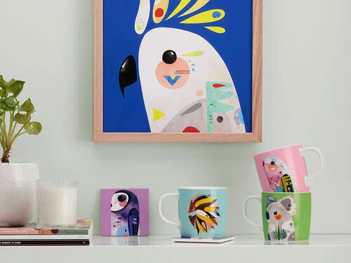 Pete Cromer Mug 375ML Galah 4 Pete Cromer Mug 375ML Galah - Image 2