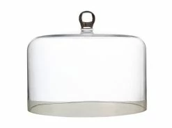 Diamante Straight Sided Cake Dome 26x20cm Gift Boxed
