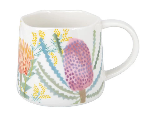 Royal Botanic Gardens Native Blooms Mug 350ML Banksia 3 Royal Botanic Gardens Native Blooms Mug 350ML Banksia