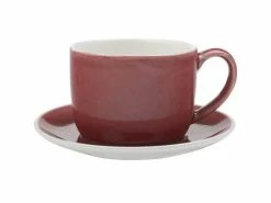 Artisan Cup & Saucer 280ML Pomegranate