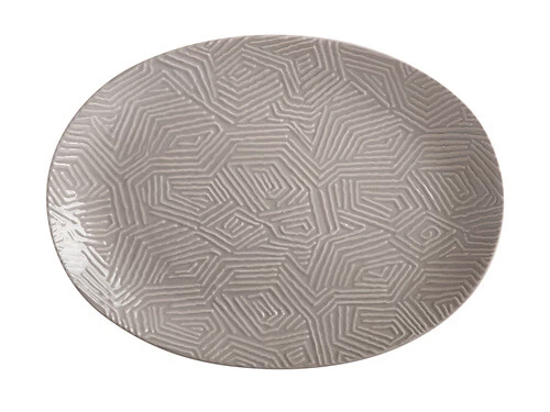 Dune Oval Platter 41x30cm Taupe Gift Boxed 3 Dune Oval Platter 41x30cm Taupe Gift Boxed