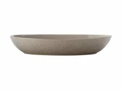 Dune Oval Serving Bowl 42x27cm Taupe Gift Boxed