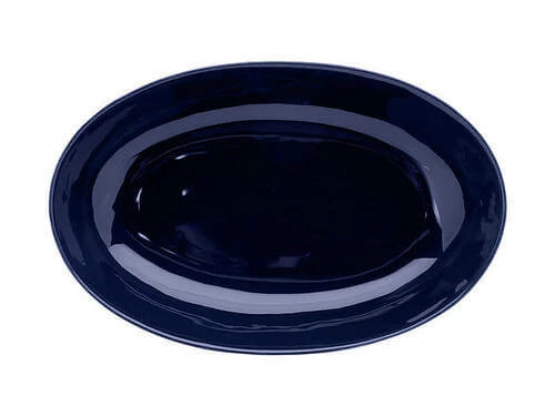 Arc Oval Serving Bowl 42x27cm Indigo Blue Gift Boxed 4 Arc Oval Serving Bowl 42x27cm Indigo Blue Gift Boxed - Image 2