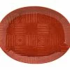 Arc Oval Platter 36x27cm Terracotta Gift Boxed -Dinnerware shop dr0458