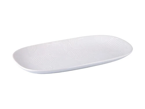 Arc Oblong Platter 33x18cm White Gift Boxed 4 Arc Oblong Platter 33x18cm White Gift Boxed - Image 2