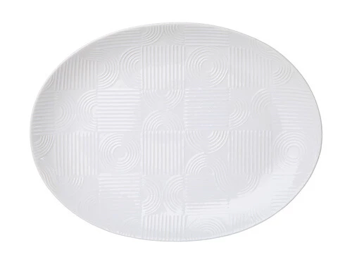 Arc Oval Platter 36x27cm White Gift Boxed 3 Arc Oval Platter 36x27cm White Gift Boxed