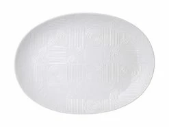 Arc Oval Platter 41x30cm White Gift Boxed