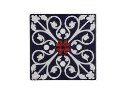 Medina Ceramic Square Tile Trivet Fes 15cm
