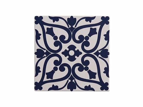 Medina Ceramic Square Tile Trivet Maarif 15cm 3 Medina Ceramic Square Tile Trivet Maarif 15cm