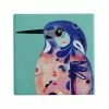 Pete Cromer Ceramic Square Tile Coaster Azure Kingfisher 9.5cm -Dinnerware shop du0083