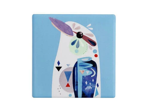 Pete Cromer Ceramic Square Tile Coaster Kookaburra 9.5cm 3 Pete Cromer Ceramic Square Tile Coaster Kookaburra 9.5cm