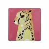 Pete Cromer Wildlife Ceramic Square Coaster 9.5cm Cheetah -Dinnerware shop du0224