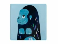 Pete Cromer Wildlife Ceramic Square Coaster 9.5cm Gorilla -Dinnerware shop du0232 2