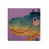 Pete Cromer Wildlife Ceramic Square Coaster 9.5cm Hippo -Dinnerware shop du0233