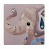 Pete Cromer Wildlife Ceramic Square Coaster 9.5cm Elephant -Dinnerware shop du0234