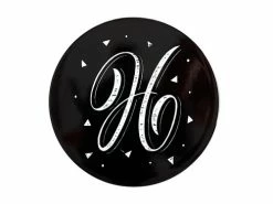 The Letterettes Ceramic Round Coaster 10.5cm H Gift Boxed""