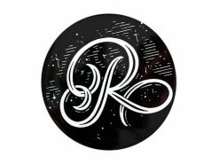 The Letterettes Ceramic Round Coaster 10.5cm R Gift Boxed""